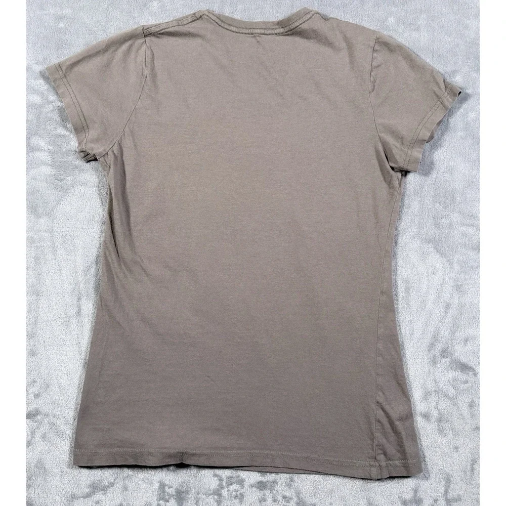 The Beatles Shirt Womens S M Juniors XL 15 17 Gray Graphic Tee Jumping Apple